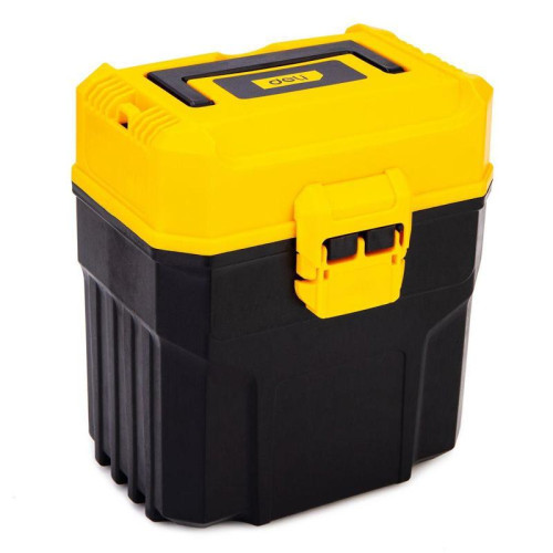 Лазерный уровень Deli DL332303 3 луча(зеленый цвет), точность +/-1,5мм/7м, угол самовыравнивания 3°, 1АКБ 3 А*ч+ЗУ, время работы до 6 часов, кейс