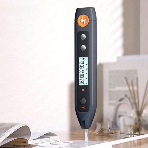 Индикаторная отвертка-тестер напряжения цифровая 