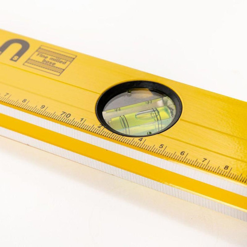 Строительный уровень Deli DL290800 800мм, алюминиевый сплав, мягкие резиновые заглушки, магнит, измерение под углом 45°