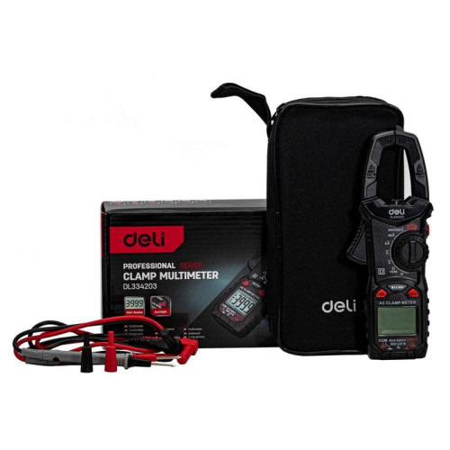 Токоизмерительные клещи цифровые Deli DL334203