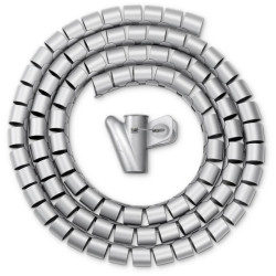 Кабельный органайзер Buro BHP CG252S Spiral Hose 25x2000mm Silver