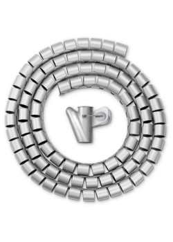 Кабельный органайзер Buro BHP CG252S Spiral Hose 25x2000mm Silver