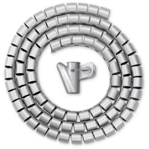 Кабельный органайзер Buro BHP CG252S Spiral Hose 25x2000mm Silver