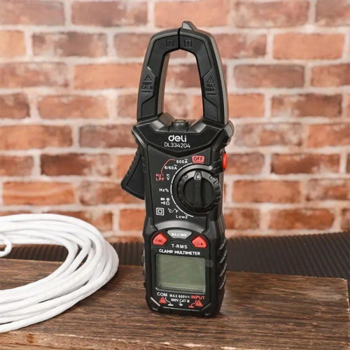 Токоизмерительные клещи цифровые Deli DL334204