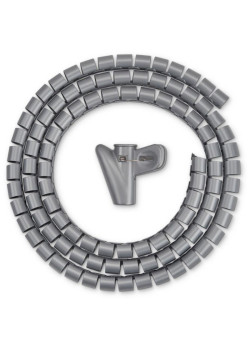 Кабельный органайзер Buro BHP CG155S Spiral Hose 15x1500mm Silver