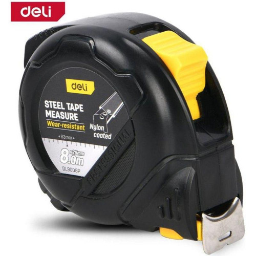 Рулетка Deli DL9008P  8м*25мм