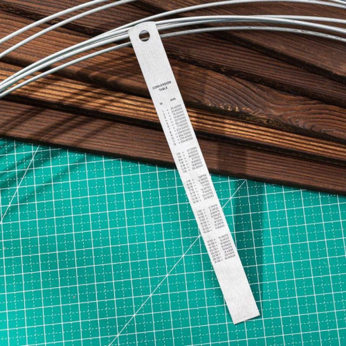 Линейка стальная Deli DL8015Y 150мм нержавеющая сталь