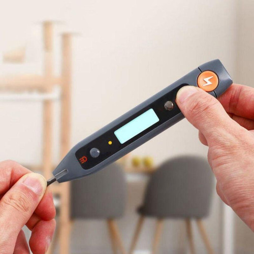 Индикаторная отвертка-тестер напряжения цифровая 