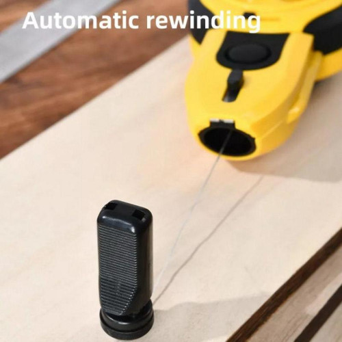 Шнур разметочный отбивочный автоматический Deli DL23 элевационный, диапазон высоты 0,45-1,2м, резьба 5/8