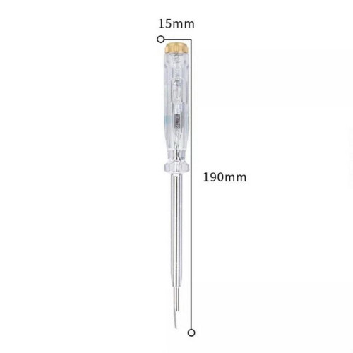 Индикаторная отвертка-тестер напряжения светодиодная Deli DL8002 100-500 В, длина 190мм