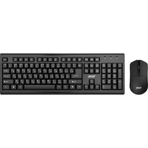 Набор клавиатура+мышь/ Беспроводной набор (клав+мышь) ACER OKR120 Wireless 2.4G combo set black