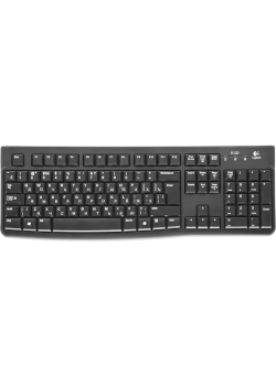 Комплект (клавиатура + мышь)/ Keyboard+mouse Logitech Desktop MK120 Black ( USB, keyboard: waterproof,  mouse: optical, 1000dpi, 3btn+Scroll) Retail