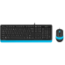 Клавиатура + мышь A4Tech Fstyler F1010 клав:черный/синий мышь:черный/синий USB Multimedia (F1010 BLUE) Клавиатура + мышь A4Tech Fstyler F1010 клав:черный/синий мышь:черный/синий USB Multimedia (F1010 BLUE)