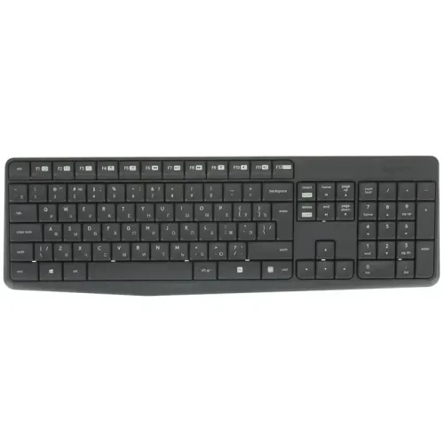 Комплект (клавиатура + мышь)/ Logitech Wireless Desktop MK235 Grey Retail