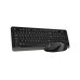 Клавиатура + мышь A4Tech Fstyler FG1010 клав:черный/серый мышь:черный/серый USB беспроводная Multime FG1010 GREY