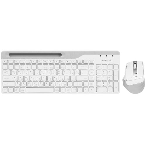 Клавиатура + мышь A4Tech Fstyler FB2535C клав:белый/серый мышь:белый/серый USB беспроводная Bluetoot
