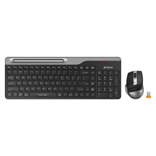 Клавиатура + мышь A4Tech Fstyler FB2535C клав:черный/серый мышь:черный/серый USB беспроводная Blueto