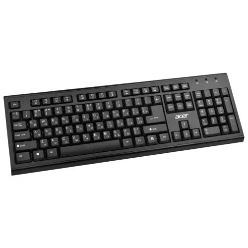 Набор клавиатура+мышь/ Беспроводной набор (клав+мышь) ACER OKR120 Wireless 2.4G combo set black Набор клавиатура+мышь/ Беспроводной набор (клав+мышь) ACER OKR120 Wireless 2.4G combo set black