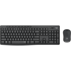 Комплект (клавиатура + мышь)/ Logitech Wireless  MK295 Silent Combo GRAPHITE  Retail