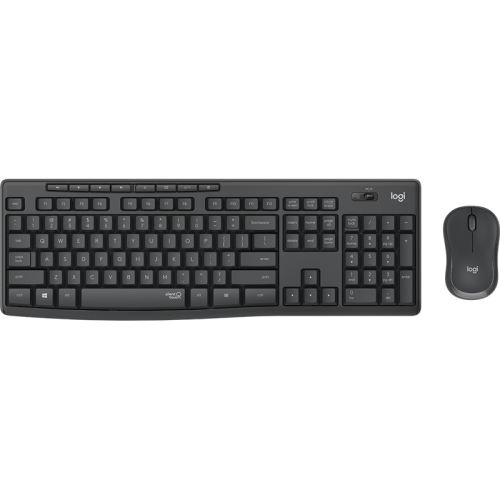 Комплект (клавиатура + мышь)/ Logitech Wireless  MK295 Silent Combo GRAPHITE  Retail