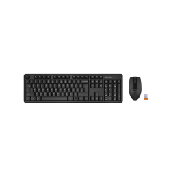 Клавиатура + мышь A4Tech 3330N клав:черный мышь:черный USB беспроводная Multimedia