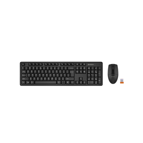Клавиатура + мышь A4Tech 3330N клав:черный мышь:черный USB беспроводная Multimedia