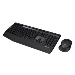 Клавиатура + мышь Logitech MK345 клав:черный мышь:черный USB беспроводная Multimedia (920-008534)