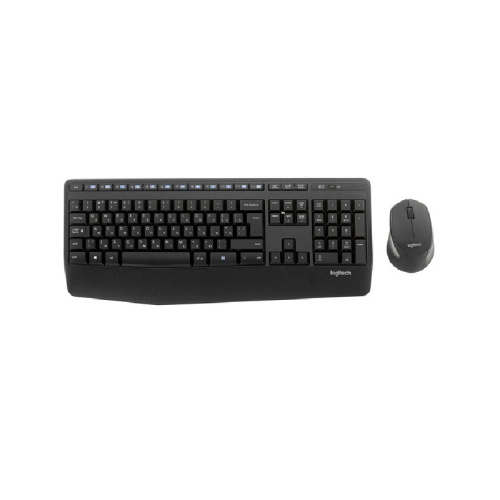 Комплект (клавиатура + мышь)/ Logitech Wireless Desktop MK345 Combo Black Retail