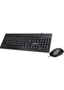 Комплект клавиатура и мышь Gigabyte GK-KM6300 RU  комплект клавиатура + мышь, проводные (USB, 1.5м), 1000dpi, {20} (551179) комплект клавиатура + мышь, проводные (USB, 1.5м), 1000dpi, (20) (551179)
