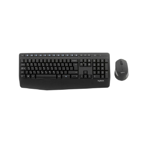 Клавиатура + мышь Logitech MK345 клав:черный мышь:черный USB беспроводная Multimedia (920-008534)
