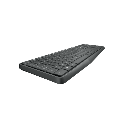 Комплект (клавиатура + мышь)/ Logitech Wireless Desktop MK235 Grey Retail