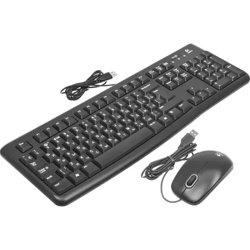 Комплект (клавиатура + мышь)/ Keyboard+mouse Logitech Desktop MK120 Black ( USB, keyboard: waterproof, mouse: optical, 1000dpi, 3btn+Scroll) Retail Комплект (клавиатура + мышь)/ Keyboard+mouse Logitech Desktop MK120 Black ( USB, keyboard: waterproof, mouse: optical, 1000dpi, 3btn+Scroll) Retail