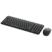 Комплект (клавиатура + мышь)/ Logitech Wireless MK250 Compact Bluetooth Wireless Combo-GRAPHITE