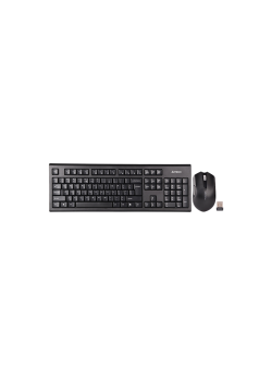 Клавиатура + мышь A4Tech 3000NS клав:черный мышь:черный USB беспроводная Multimedia