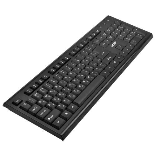 Набор клавиатура+мышь/ Беспроводной набор (клав+мышь) ACER OKR120 Wireless 2.4G combo set black Набор клавиатура+мышь/ Беспроводной набор (клав+мышь) ACER OKR120 Wireless 2.4G combo set black