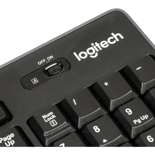 Комплект (клавиатура + мышь) Logitech Wireless Desktop MK270 (USB, FM, keyboard:2xAAA, mouse:optical, 1000dpi, 3btn+Roll, 1xAA) Retail