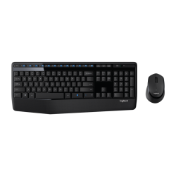 Клавиатура + мышь Logitech MK345 клав:черный мышь:черный USB беспроводная Multimedia (920-008534)