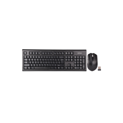 Клавиатура + мышь A4Tech 3000NS клав:черный мышь:черный USB беспроводная Multimedia