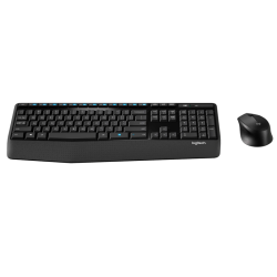 Клавиатура + мышь Logitech MK345 клав:черный мышь:черный USB беспроводная Multimedia (920-008534)