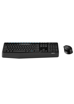 Клавиатура + мышь Logitech MK345 клав:черный мышь:черный USB беспроводная Multimedia (920-008534)