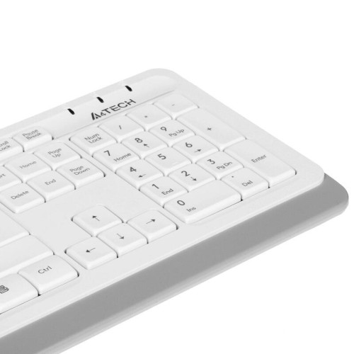 Клавиатура + мышь A4Tech Fstyler F1010 клав:белый/серый мышь:белый/серый USB Multimedia (F1010 WHITE Клавиатура + мышь A4Tech Fstyler F1010 клав:белый/серый мышь:белый/серый USB Multimedia (F1010 WHITE