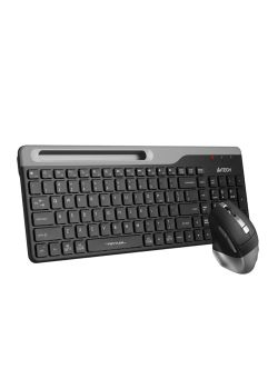 Клавиатура + мышь A4Tech Fstyler FB2535C клав:черный/серый мышь:черный/серый USB беспроводная Blueto