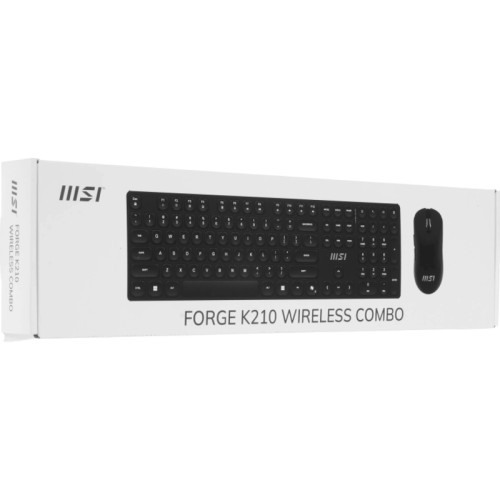 Комплект (клавиатура + мышь)/ FORGE K210 W COMBO RU
