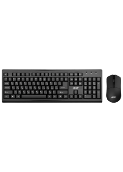 Набор клавиатура+мышь/ Беспроводной набор (клав+мышь) ACER OKR120 Wireless 2.4G combo set black