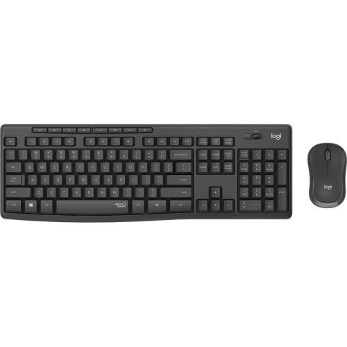 Комплект (клавиатура + мышь) Logitech Wireless  MK295 Silent Combo GRAPHITE  Retail