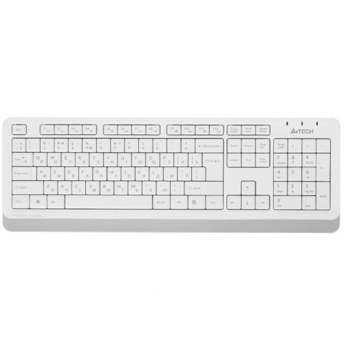 Клавиатура + мышь A4Tech Fstyler FG1010 клав:белый/серый мышь:белый/серый USB беспроводная Multimedi