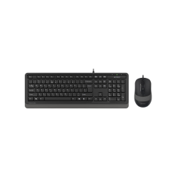 Клавиатура + мышь A4Tech Fstyler F1010 клав:черный/серый мышь:черный/серый USB Multimedia (F1010 GRE F1010 GREY