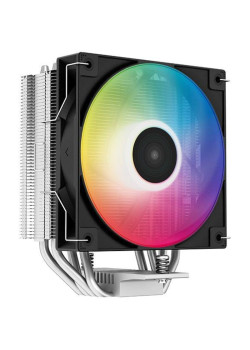 Кулер Deepcool AG400 LED RGB Soc-AM5/AM4/1200/1700/1851 черный 4-pin 18-32dB Al+Cu 220W 614gr Ret (R-AG400-BKLNMC-G-1) [R-AG400-BKLNMC-G-1]