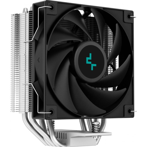 Кулер Deepcool AG400 Soc-AM5/AM4/1200/1700/1851 серебристый/черный 4-pin 18-31.6dB Al+Cu 220W 614gr Ret (R-AG400-BKNNMN-G-1) [R-AG400-BKNNMN-G-1]