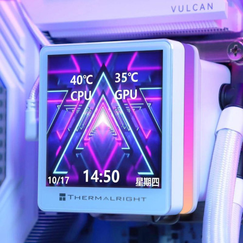 Система водяного охлаждения Thermalright Grand Vision 360 ARGB Soc-AM5/AM4/1151/1200/2066/2011/1700 белый 4-pin 29.6dB Al LCD Ret (G-VISION-360-WH-ARGB)